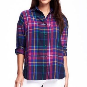 Old Navy button-up boyfriend shirt